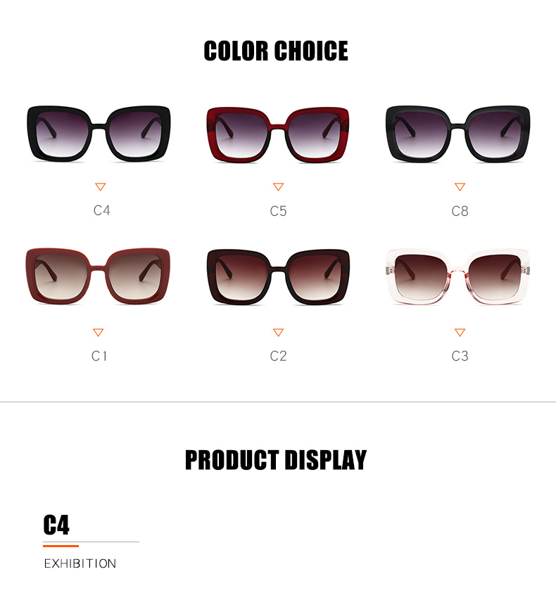 Female Sunglasses - Fashionable Sunglasses - D Frame Sunglasses 400 UV Wholesale