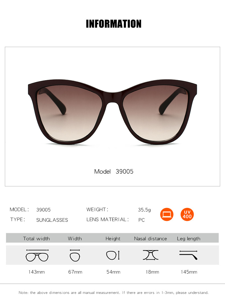 Women Fashion Sunglasses - Square Cat Eye Sunglasses - fashion eyewear wholesale