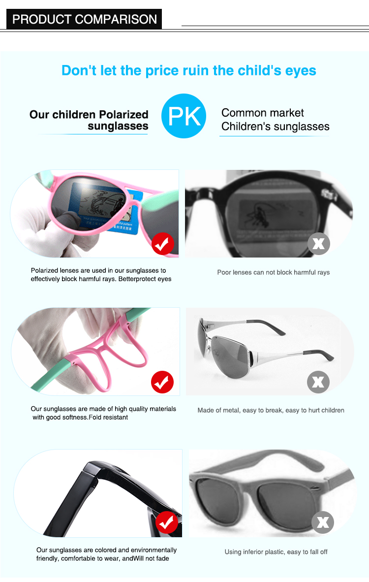 Sunglasses for Kids - UV400 Polarized Sunglasses - wholesale sunglasses