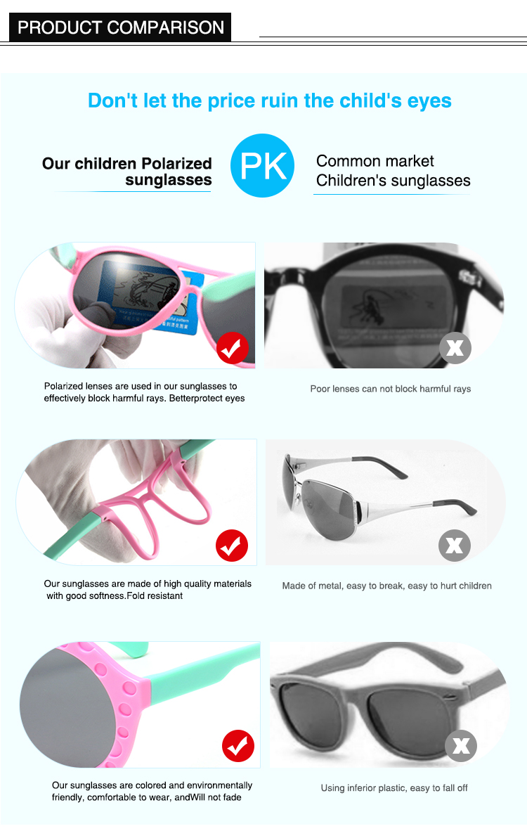 Baby Polarized Sunglasses - Stylish Sunglasses Flexible Silicon Material -wholesale fashion sunglasses china