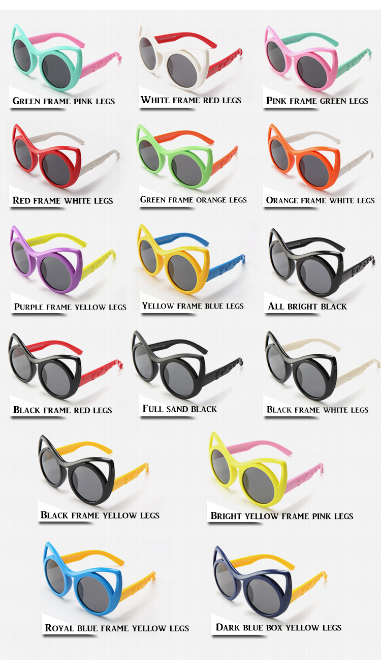 Youth Polarized Sunglasses - Polarised Cat Eye Sunglasses UV 400 - fashion sunglasses wholesale suppliers