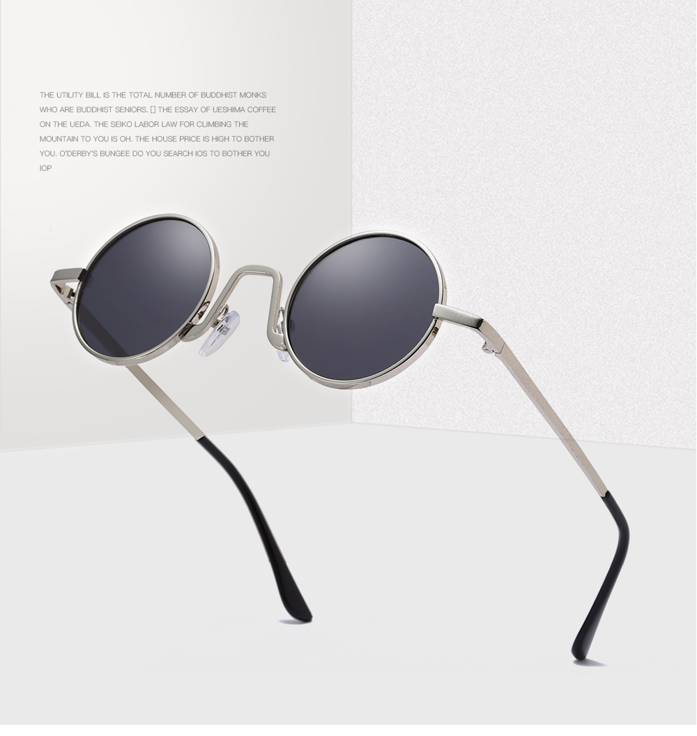 Men Sunglasses - Round Metal Sunglasses China Factory Wholesale