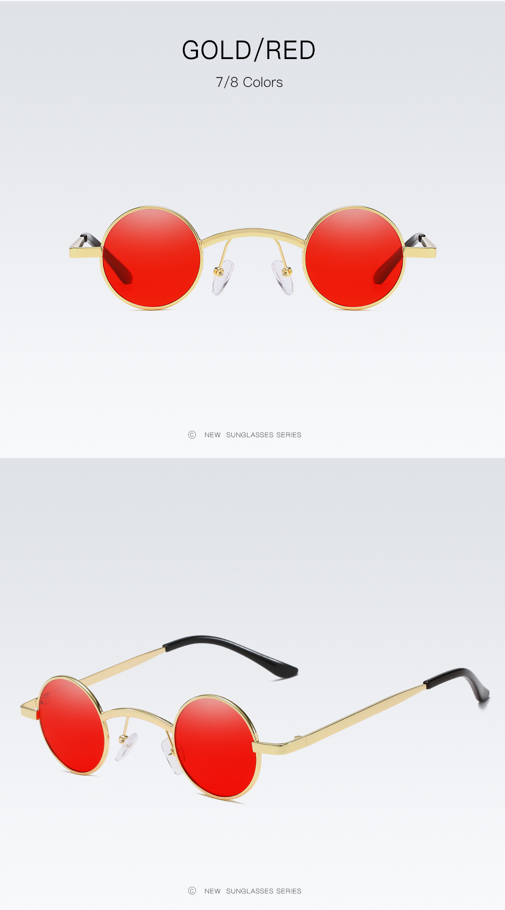 Vintage Round Sunglasses, Wholesale Discount Sunglasses, UV Protected Sunglasses
