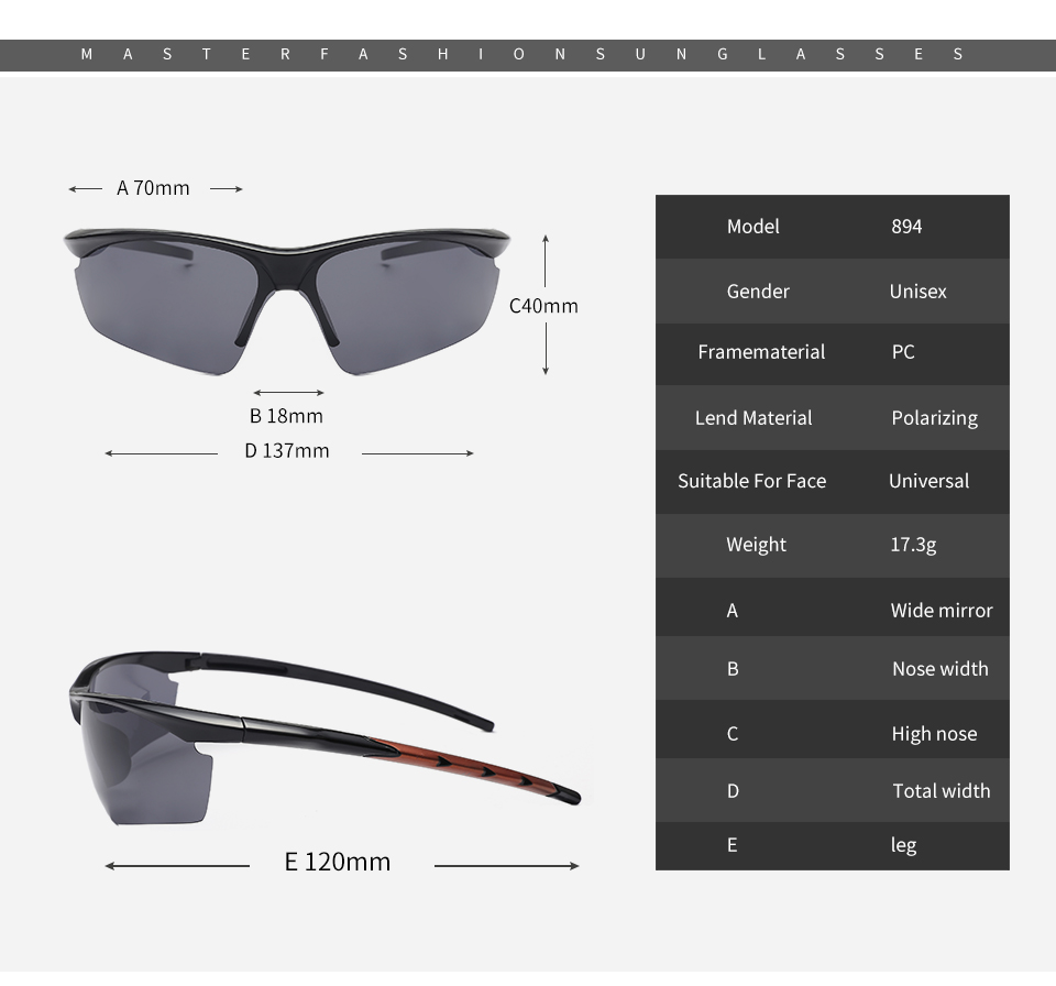 Eyewear Distributors - Polarized Cycling Sunglasses