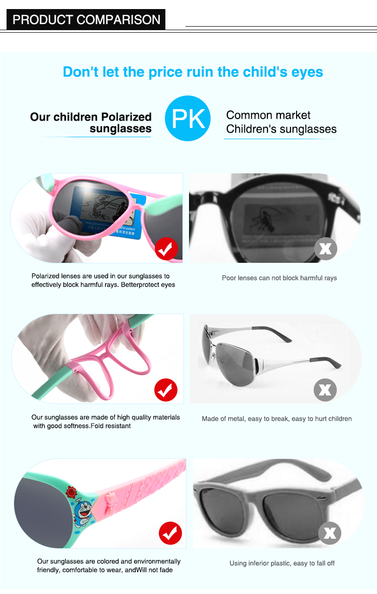 Children Polaroid Eyewear, 100% UV Protection Sunglasses, Vendors for Sunglasses