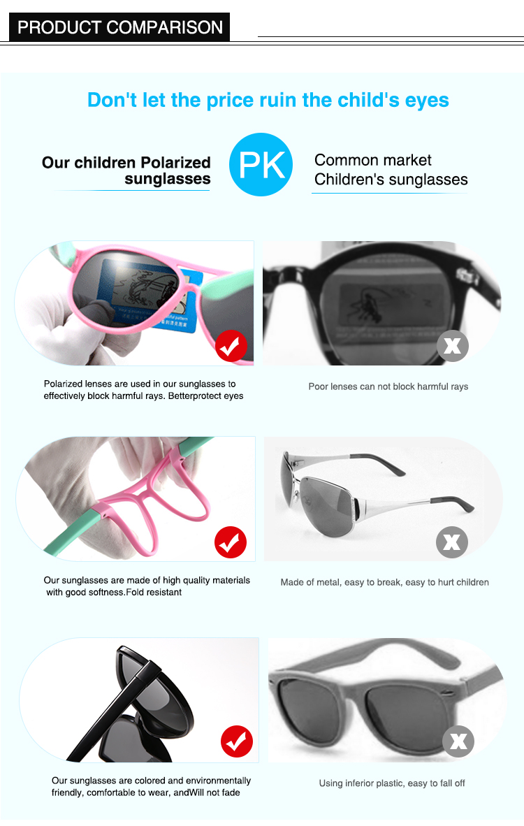 Fashion Wholesale Sunglasses - Sunglasses Kids Polarized UV400