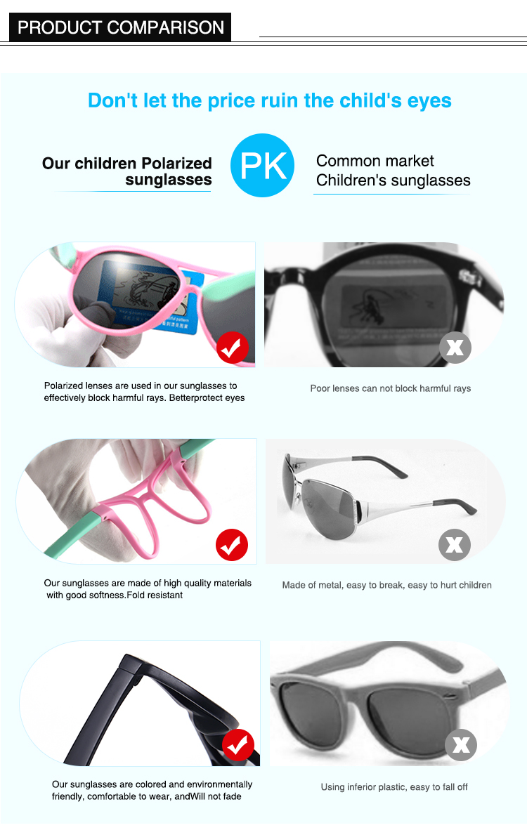 Wholesale Sunglasses Bulk - Polarized Baby Sunglasses