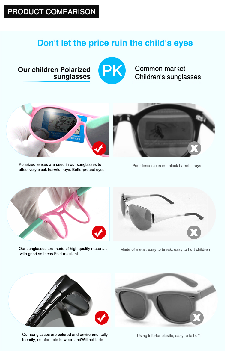 Cheapest Wholesale Sunglasses - Bendable Baby Sunglasses