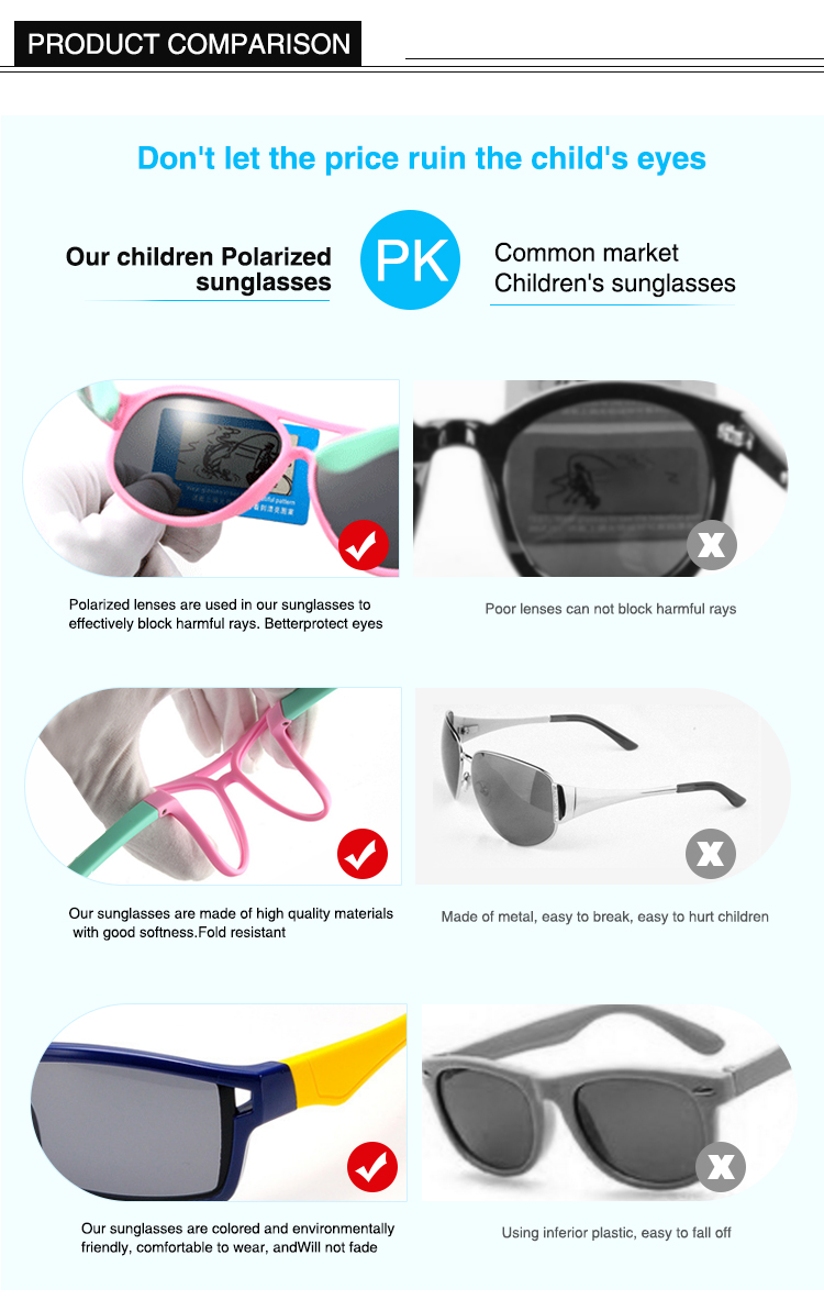 Sunglasses Factory China, Bendable Baby Sunglasses, Sunglasses 100 UV Protection Polarized