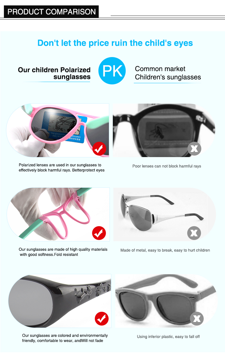 Sunglasses Manufacturer in China - Kids Polarized Sunglasses