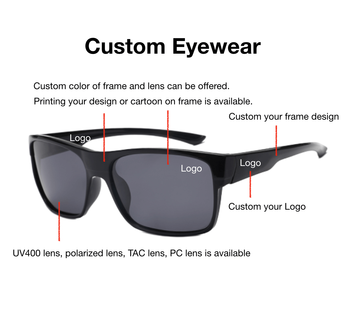 Custom Sunglasses Manufacturer - Custom Eyewear Manufacturers in China