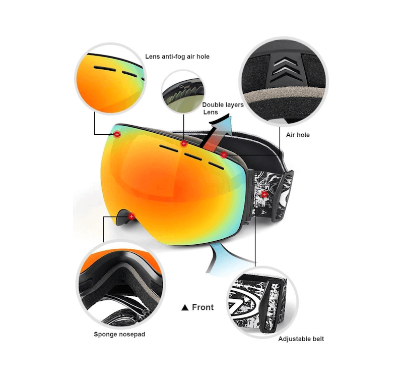 Wholesale Ski Goggles, Wholesale Snow Goggles, snowboard goggles, snow goggles, best ski goggles, snow eyewear, ski goggles that fit over glasses, wearing glasses under ski goggles