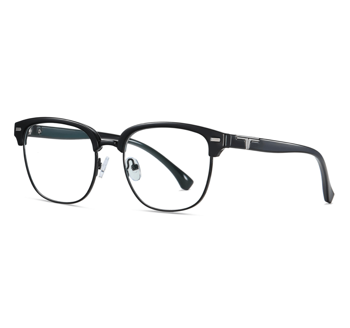 custom blue light glasses fashion eyebrow metal+TR90, blue light glasses manufacturer, blue light glasses China