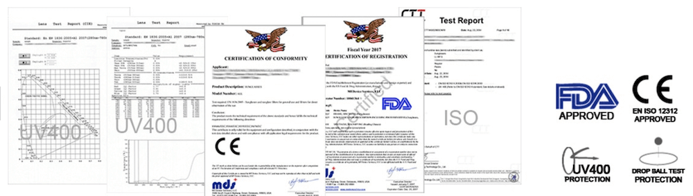 CE FDA UV400 certificates_wholesale acetate sunglasses, acetate sunglasses manufacturer, acetate eyewear manufacturers, wholesale sunglasses, wholesale sunglasses manufacturer, wholesale sunglasses supplier