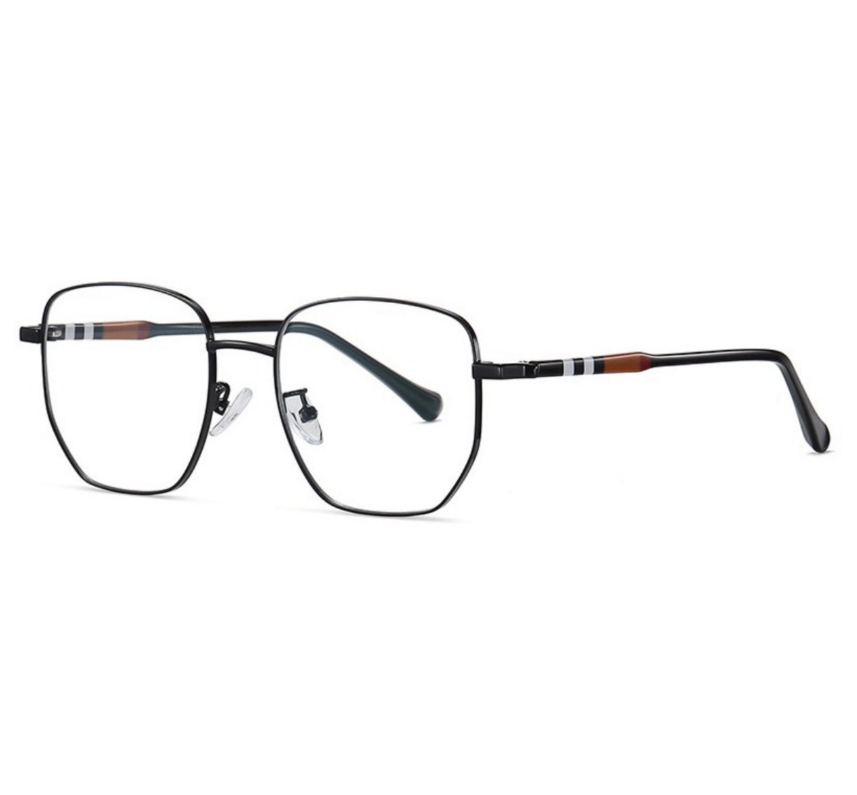metal black eyewear frame for men and women, Optical frames manufacturer, wholesale glasses frames, custom glasses frames