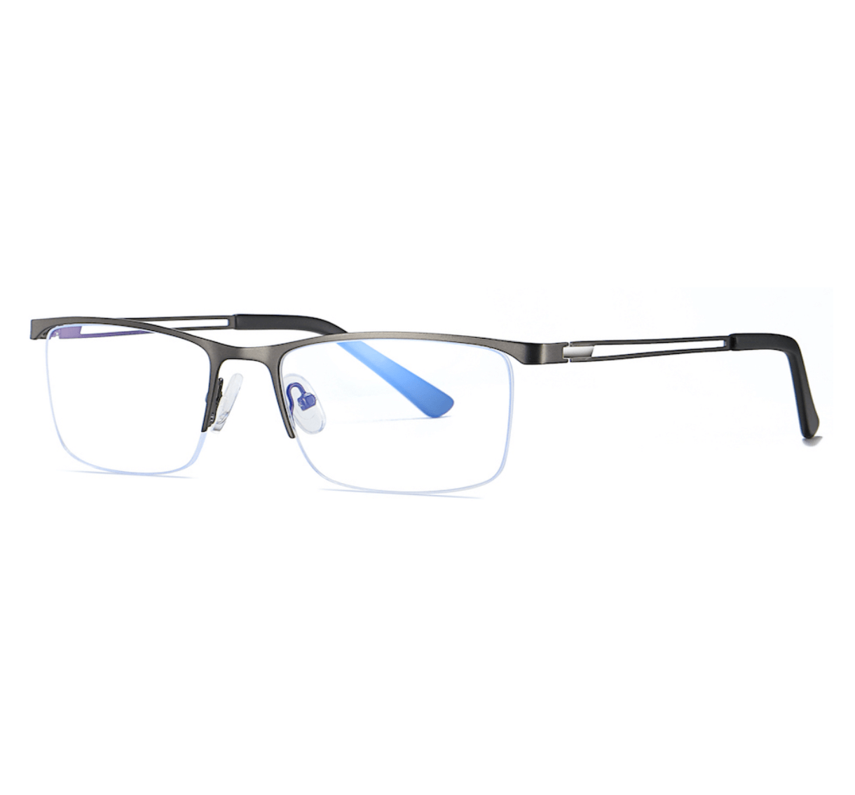 Kare Yarım Çerçevesiz optik çerçeve metal, gözlük çerçeveleri Çin, toptan optik çerçeveler, özel yapım gözlük çerçeveleri